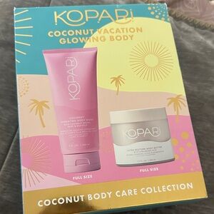 Kopari Coconut Body Care Collection - Pink and White